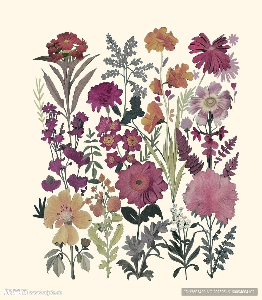 手绘花