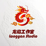 龙元素logo图案