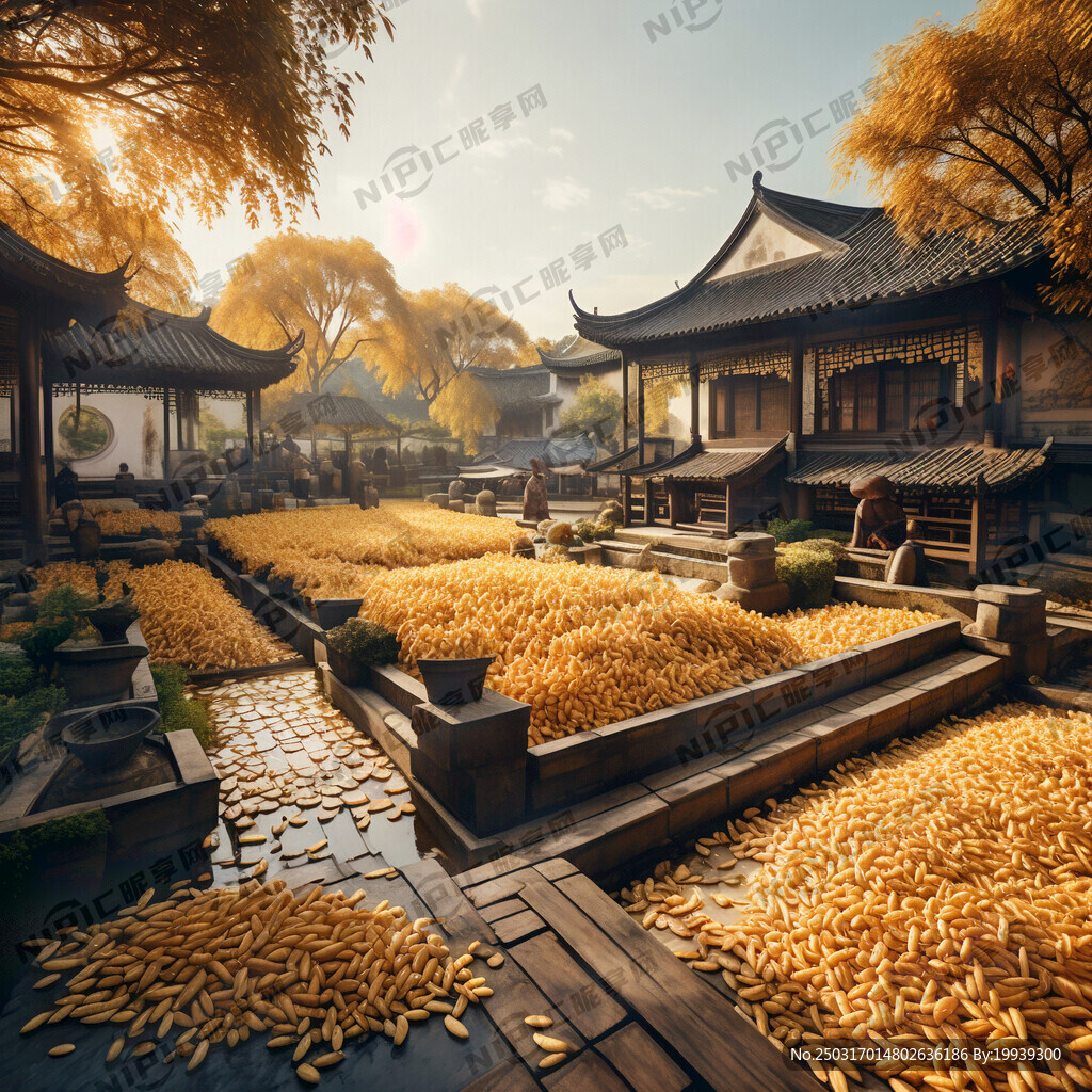 江南庭院 传统元素 长焦镜头