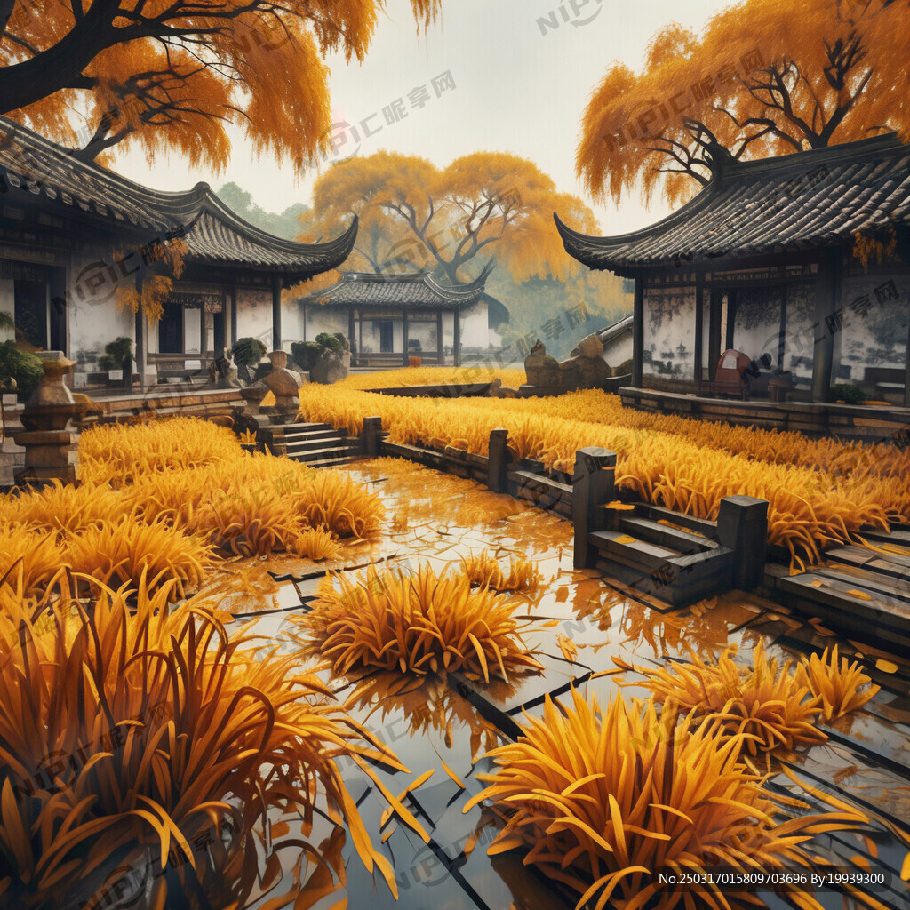 江南庭院 传统元素 中焦镜头