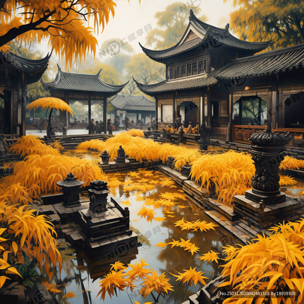 江南庭院 传统元素 中焦镜头