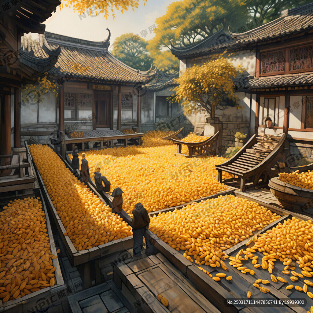 江南庭院 传统元素 长焦镜头