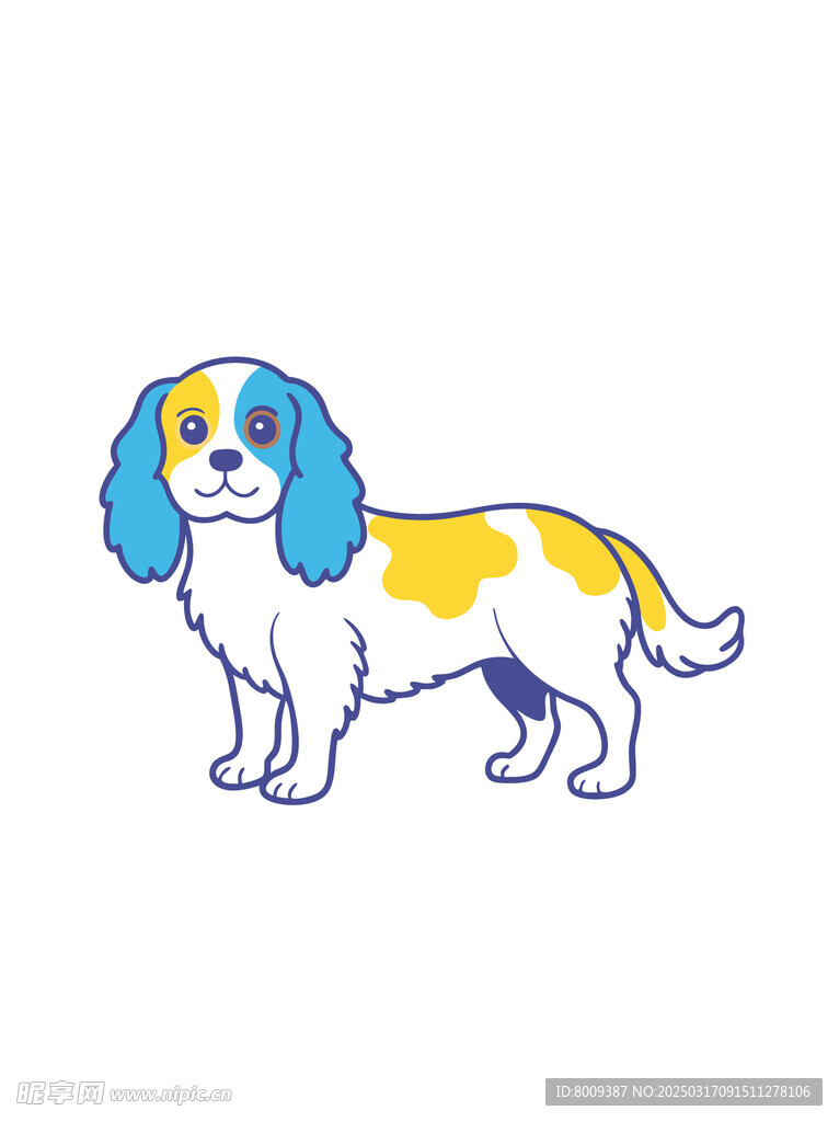 卡通小狗插画