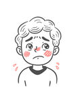 可爱小男孩插画