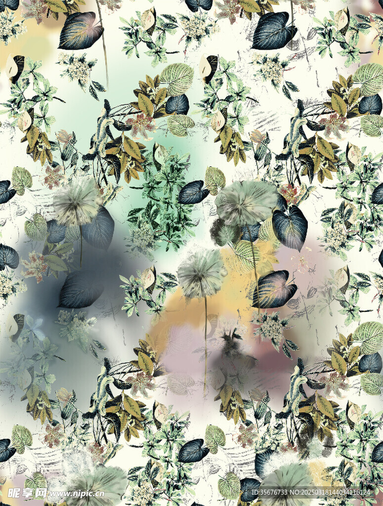 扎染花