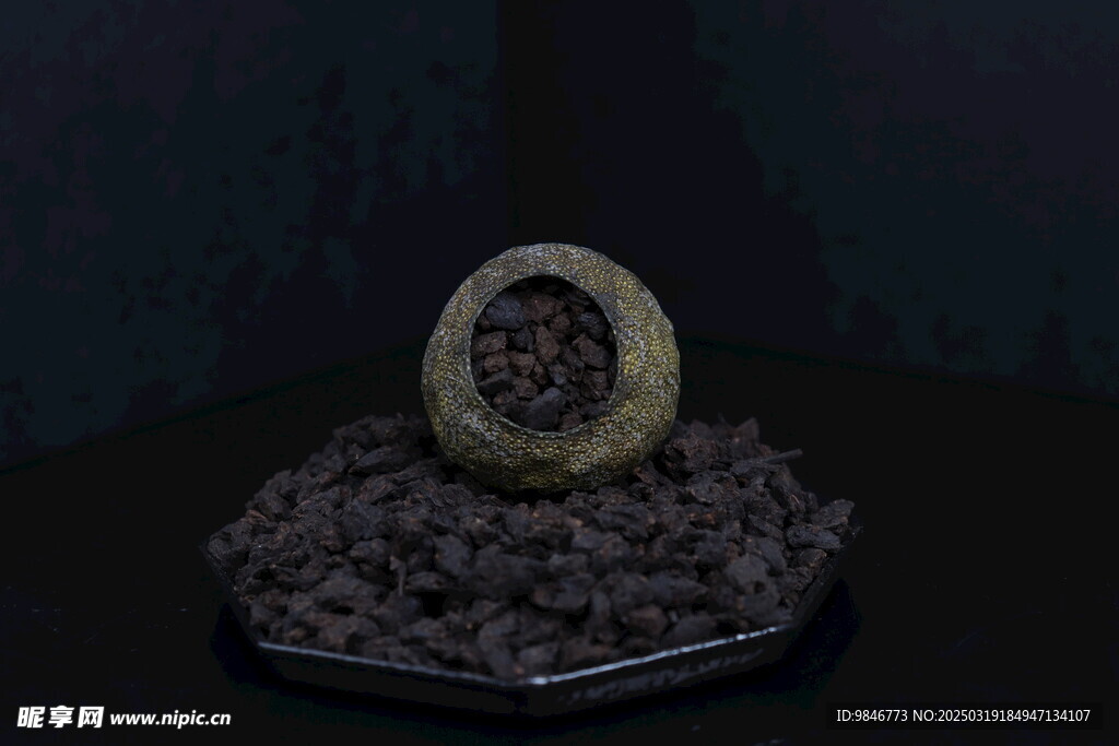 小青柑茶化石