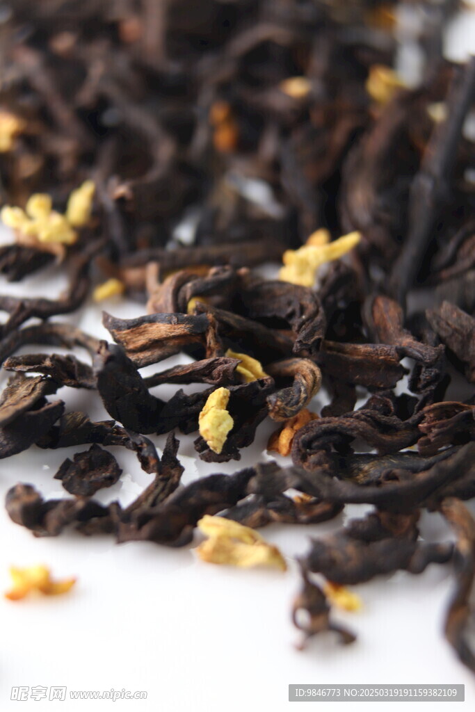 桂花茶普洱小泡茶