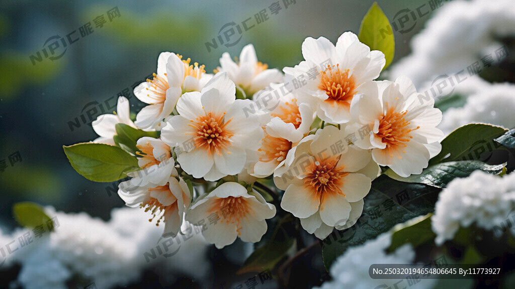 柚子花 洁白如雪 清香四溢