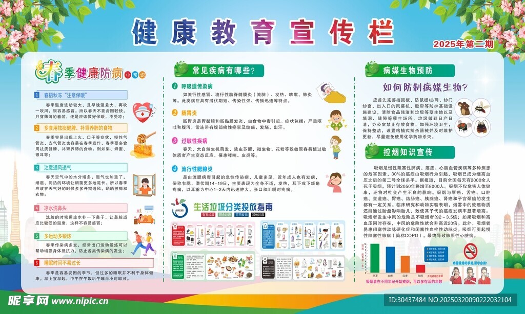 春季健康教育宣传