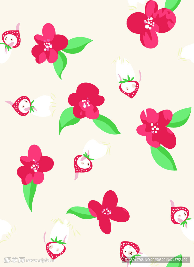 草莓花