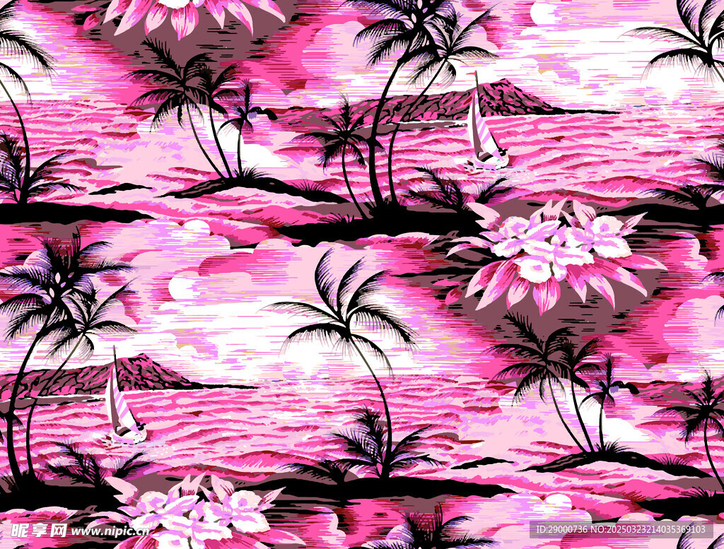 热带花