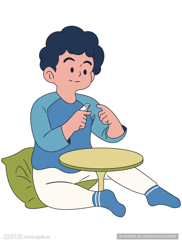 剪指甲插图