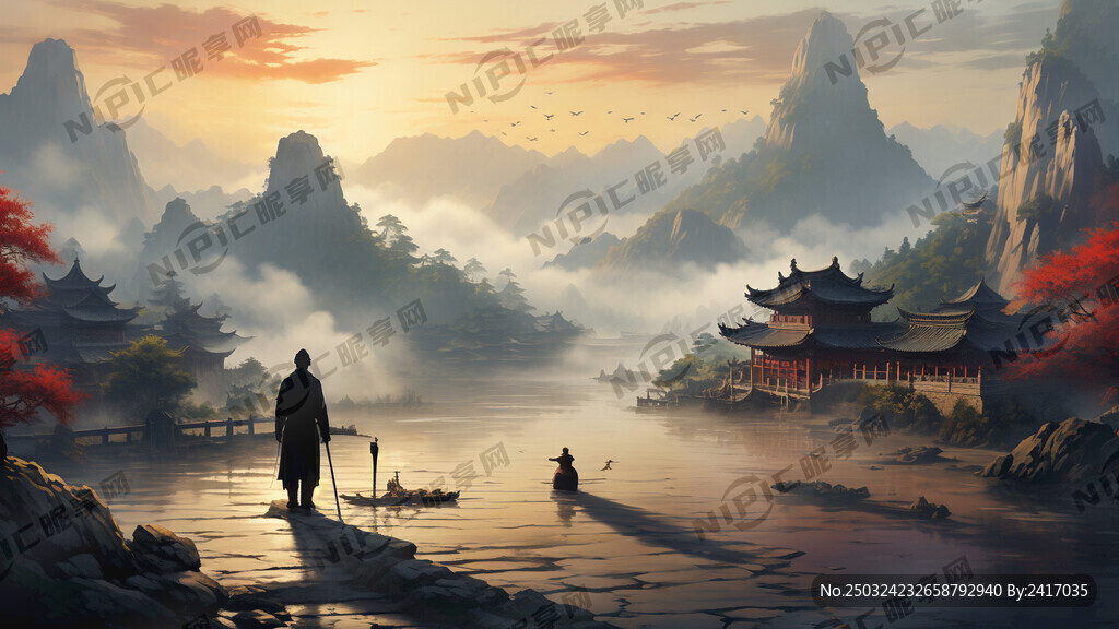 超大广角 俯视视角 画面开阔