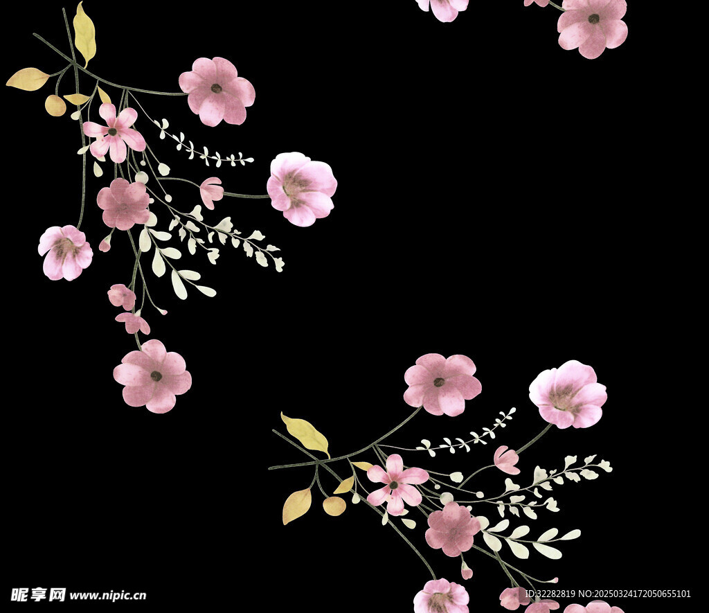 手绘花
