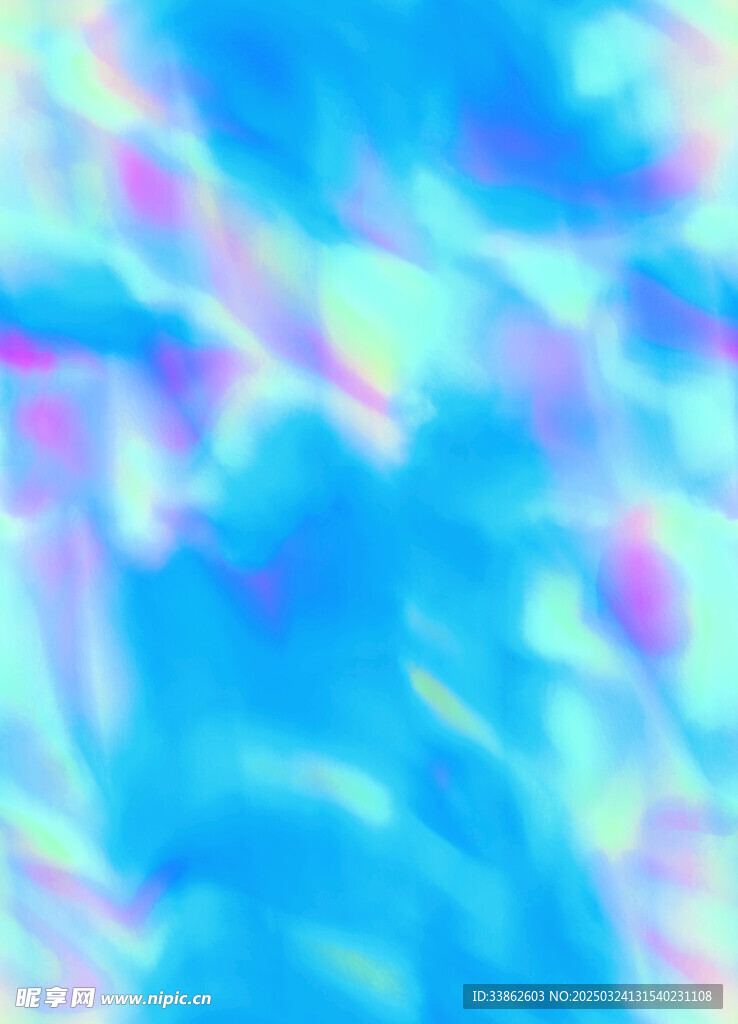 彩色水彩热带叶