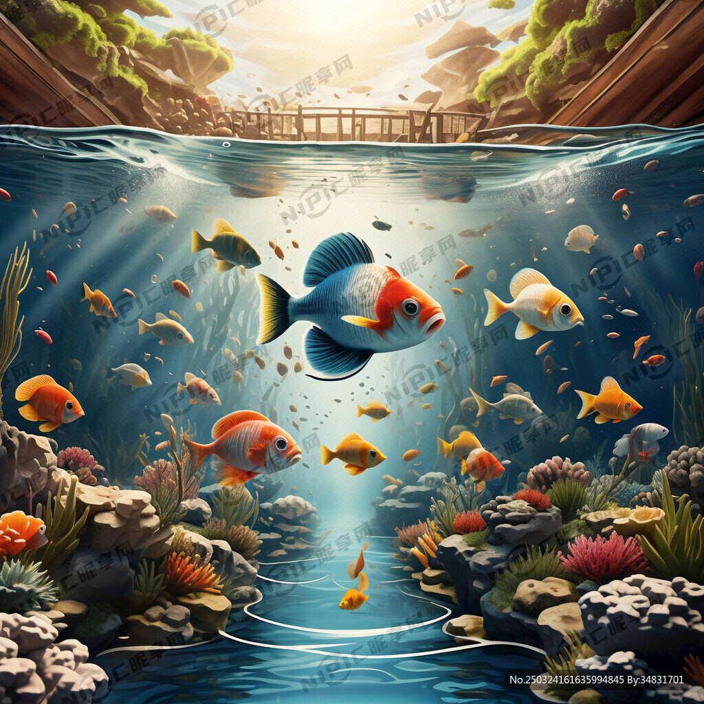 鱼趣园三个字 生成图片