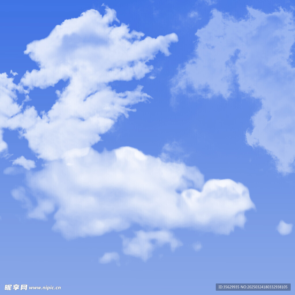 蓝天白云素材