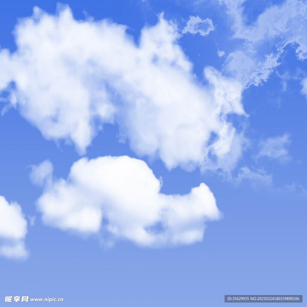蓝天白云素材