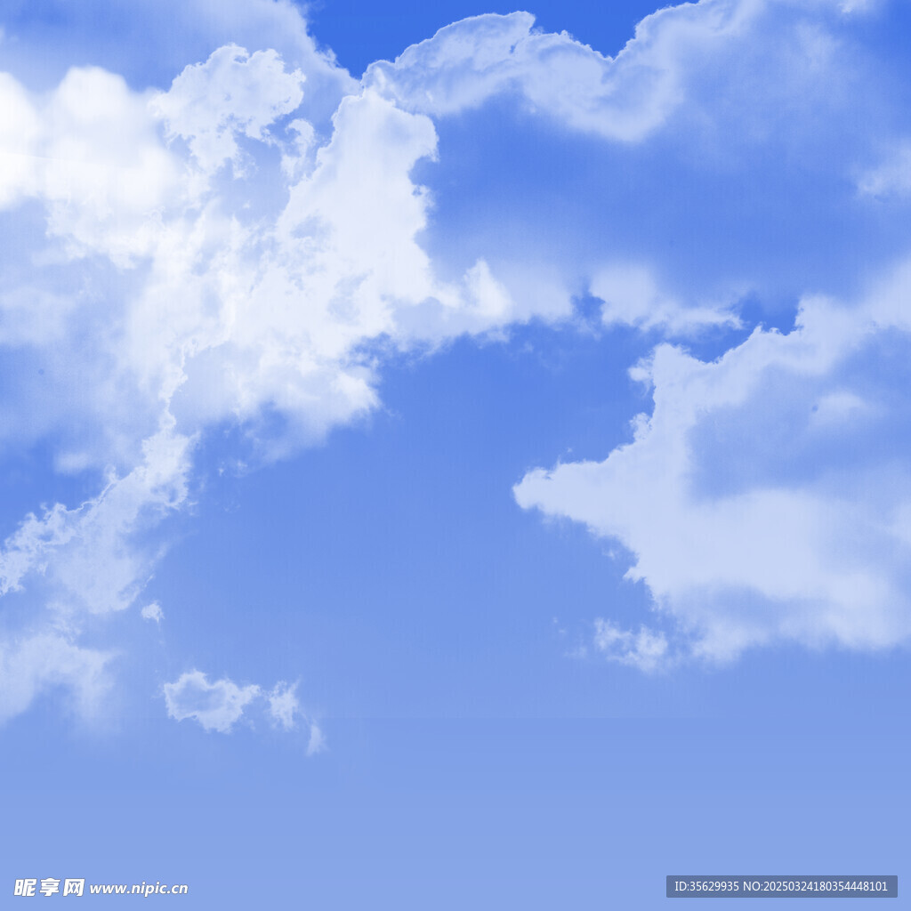 蓝天白云素材