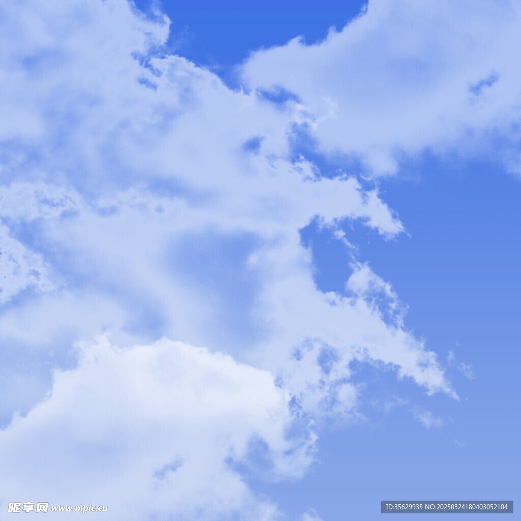 蓝天白云素材