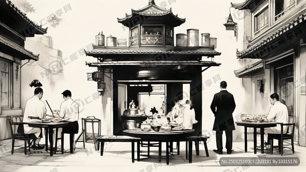 三轮车上有锅有炉子 炉子烧着火