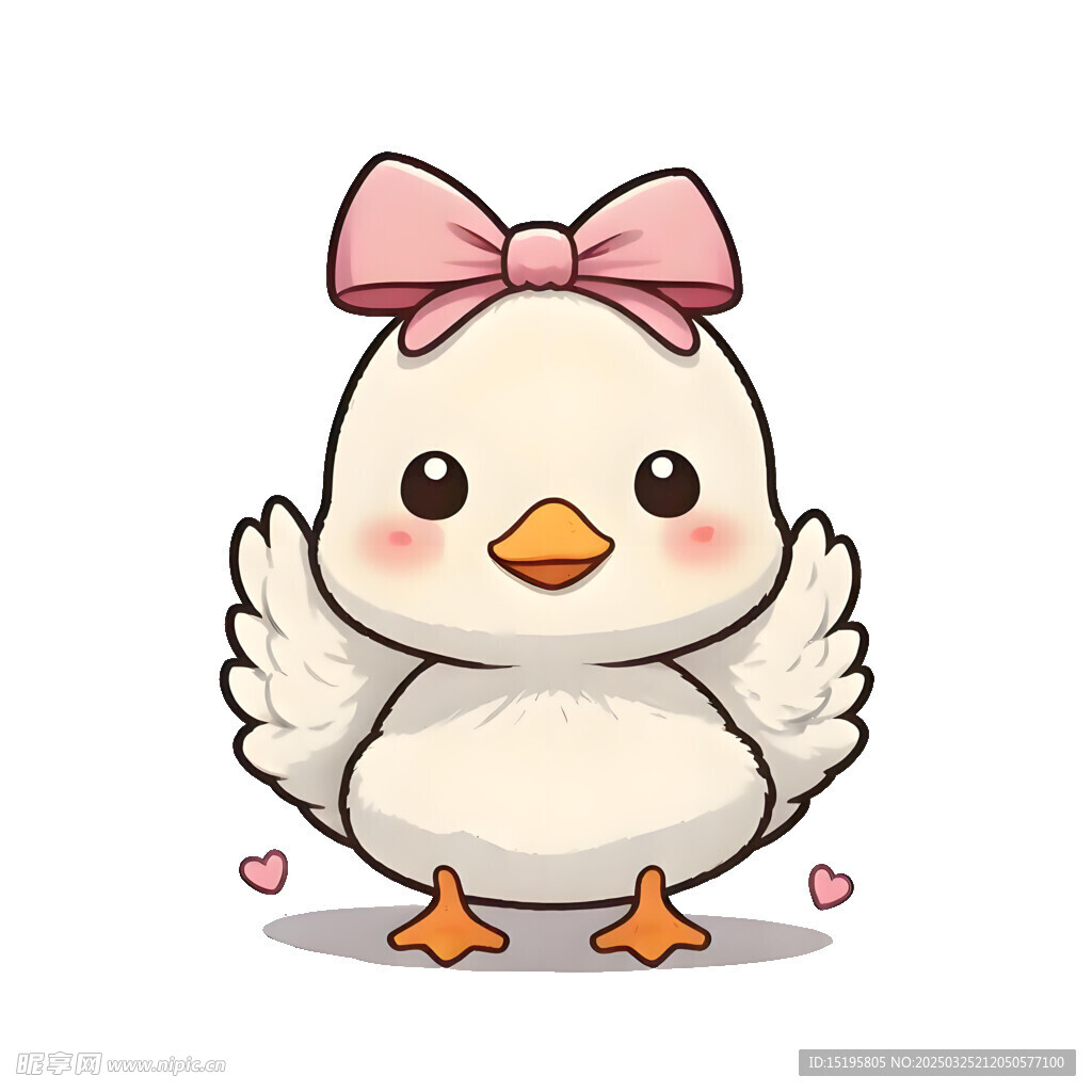 卡通鸭子