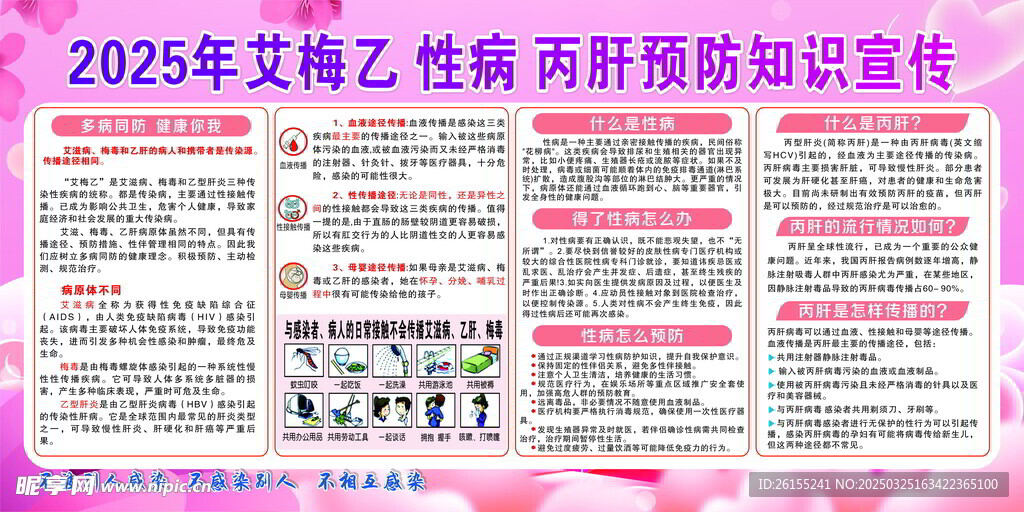 艾滋病 丙肝预防知识宣传