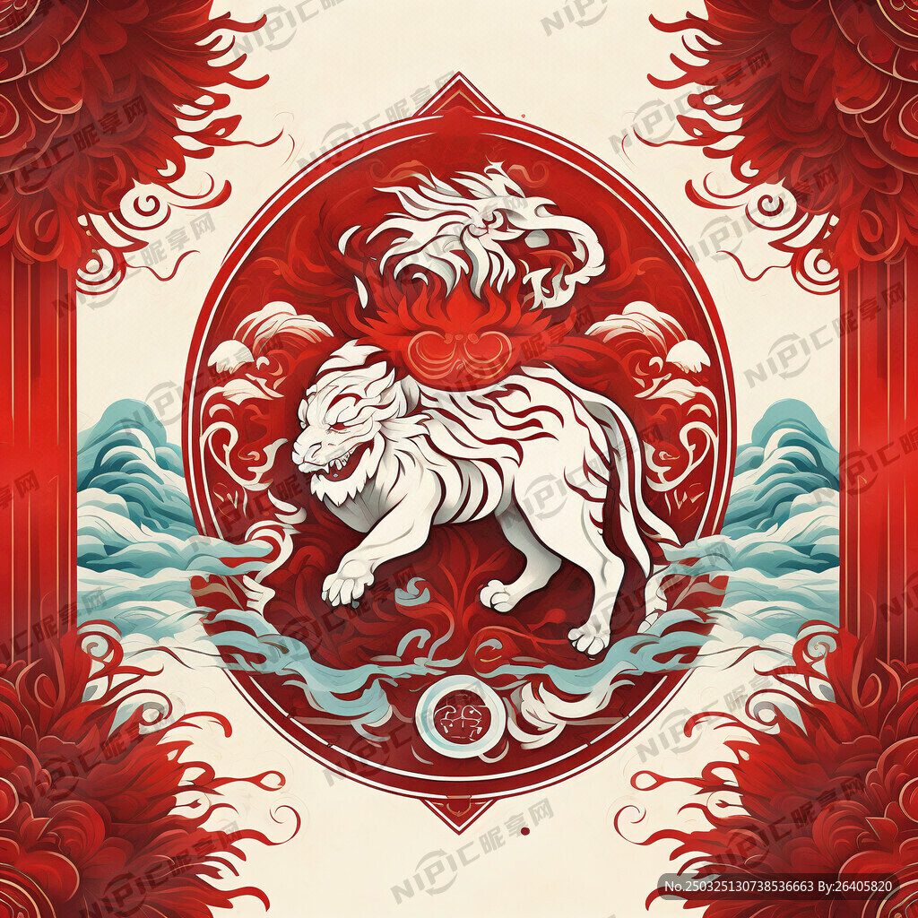 白虎矢量图