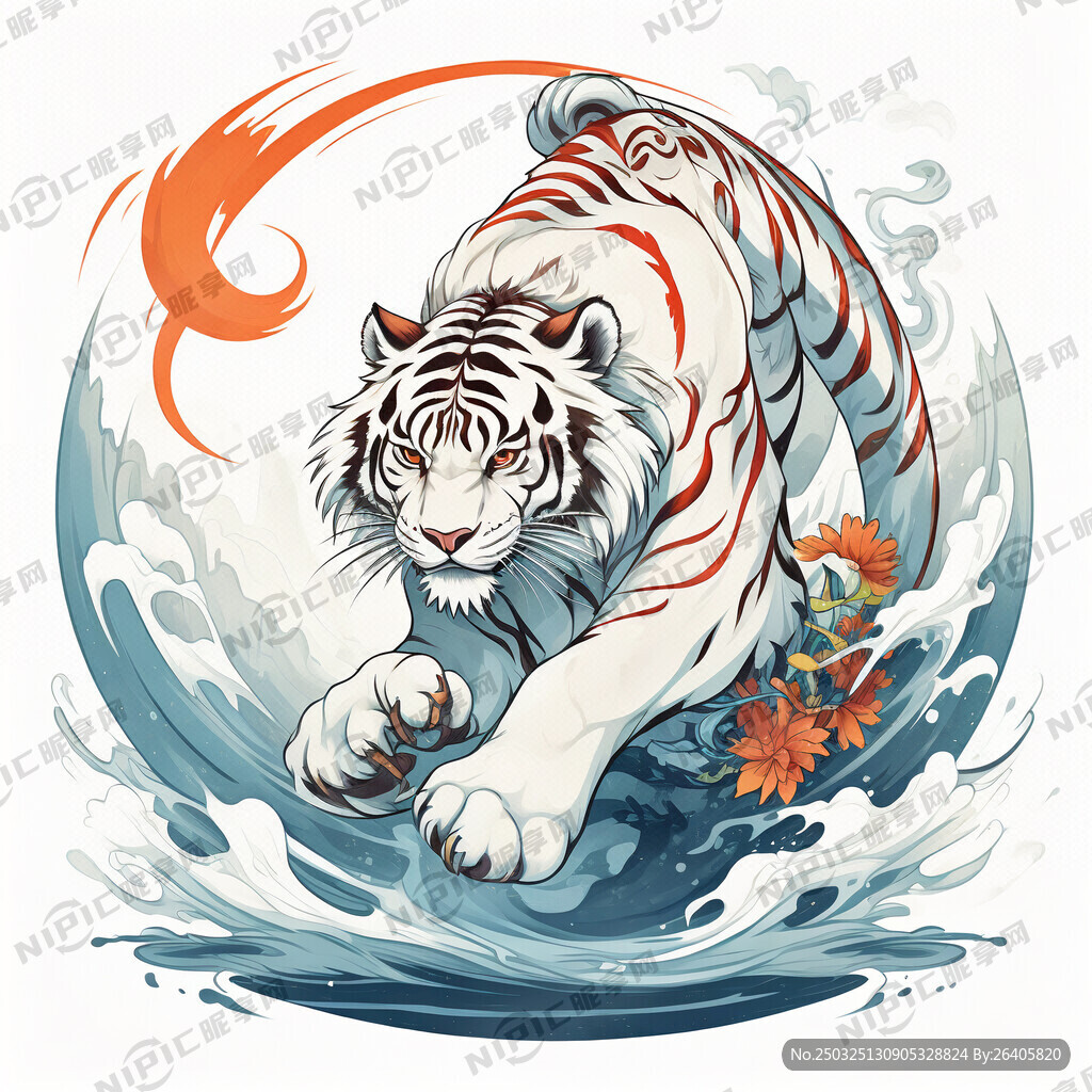 白虎矢量图