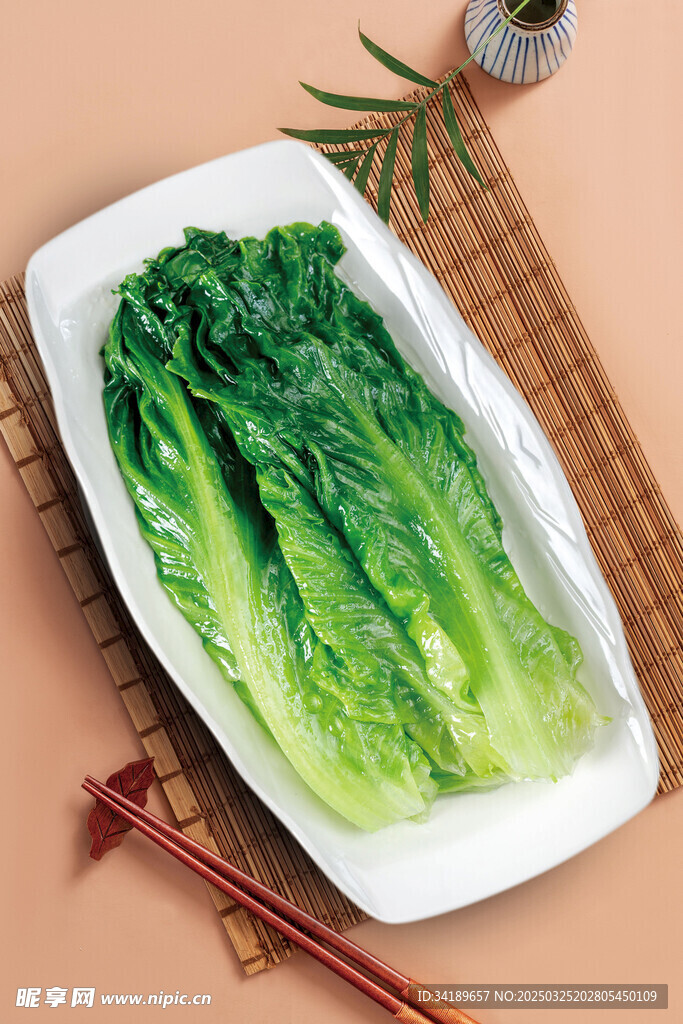 白灼生菜