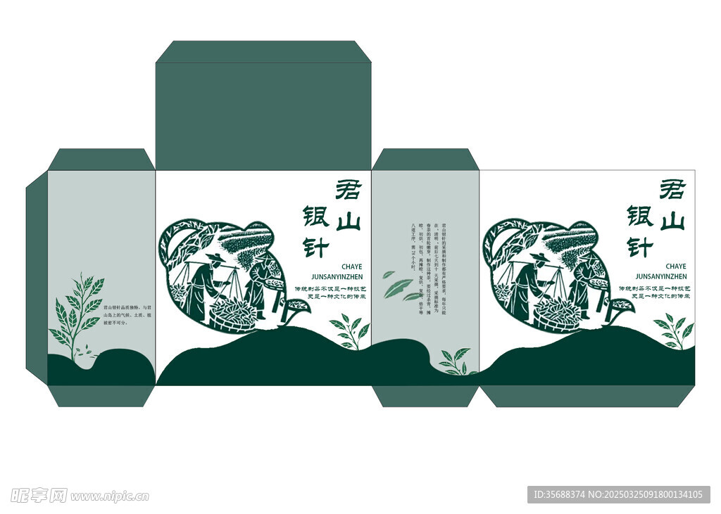 茶平面展开图