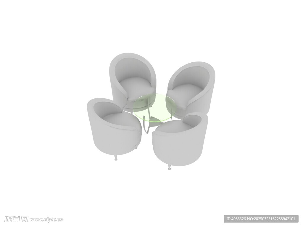 小沙发3d模型