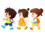 卡通小孩 幼儿园 小孩 儿童 