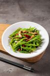 腊肉炒扁豆