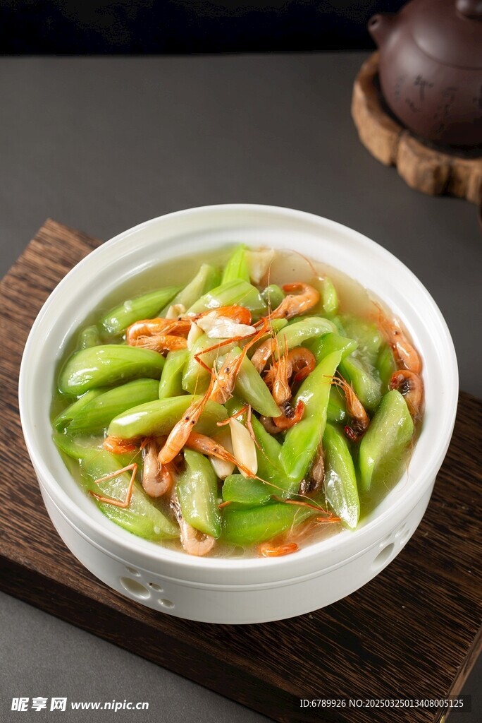 丝瓜烧河虾