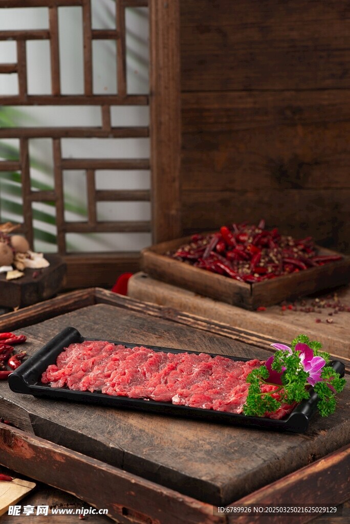 精选手切牛肉