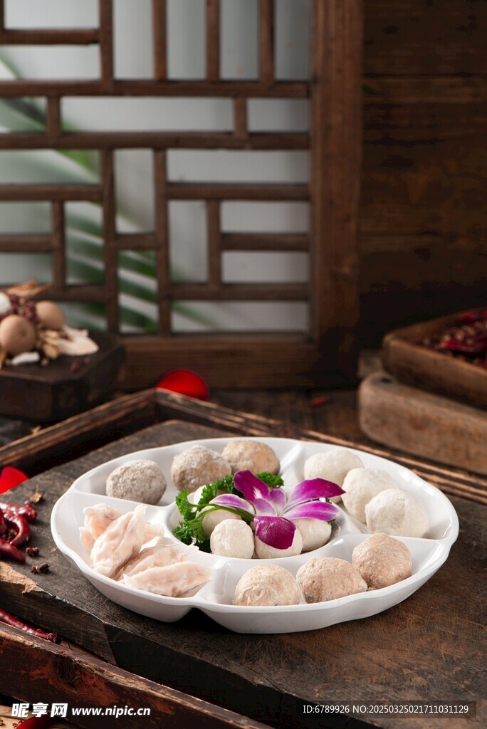 火锅食材丸子拼盘