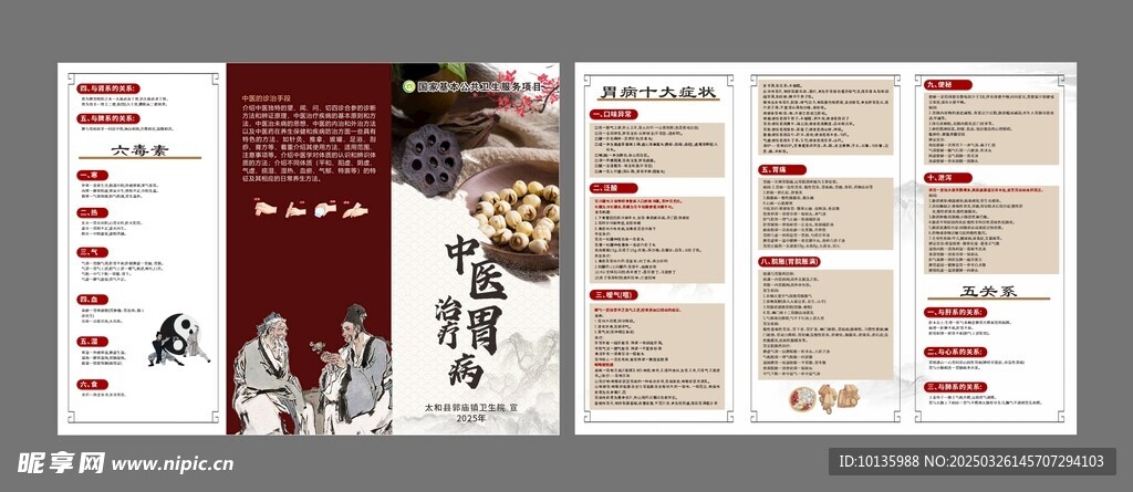中医治疗胃病彩页