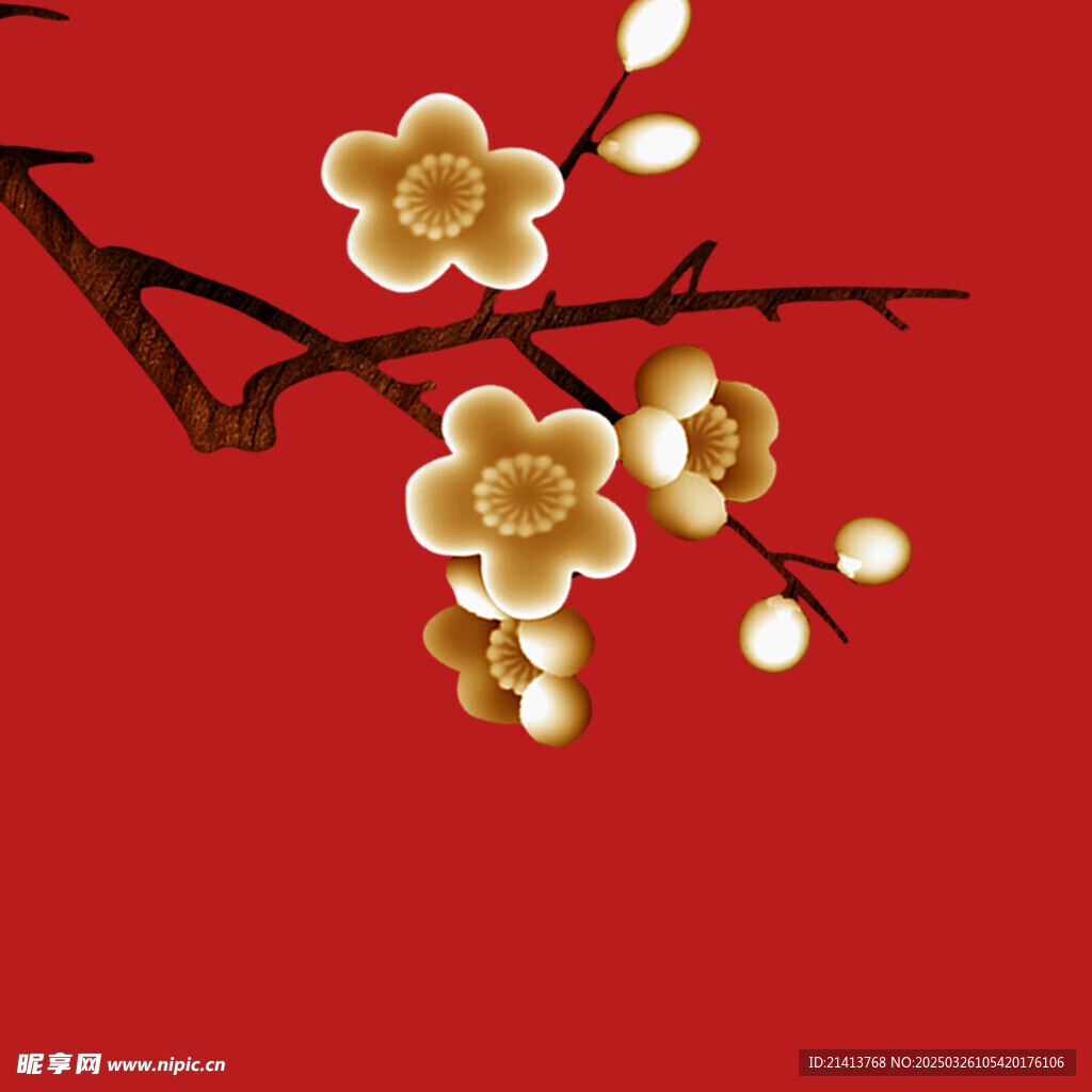 腊梅寒梅梅花