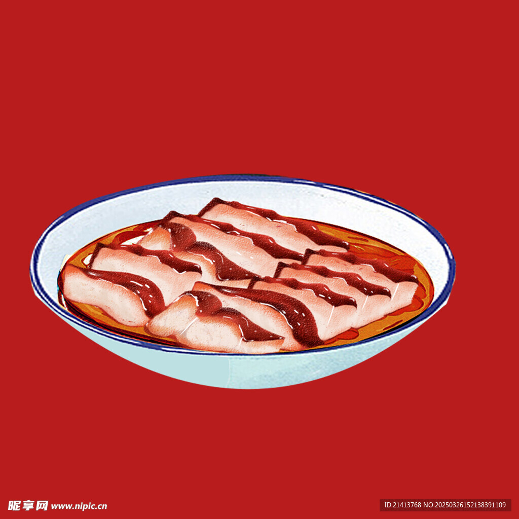 扣肉红烧肉 