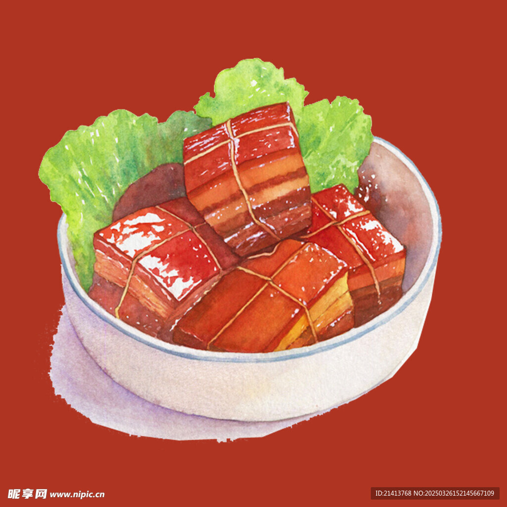 扣肉红烧肉 