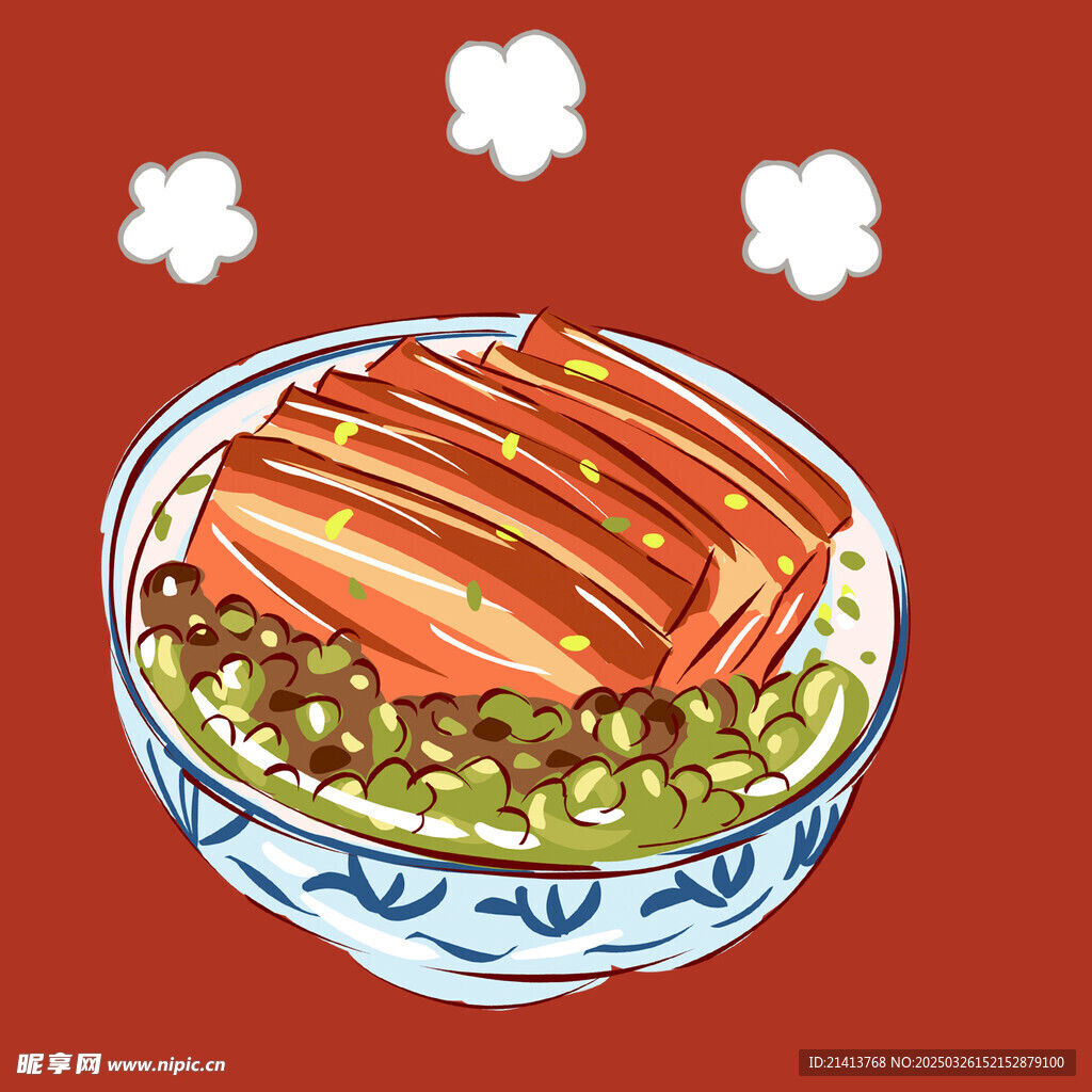 扣肉红烧肉
