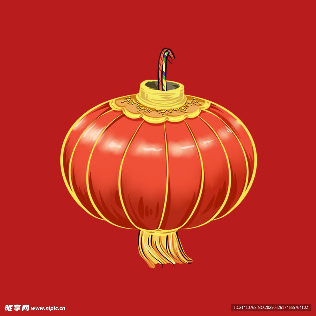 手绘花灯灯笼