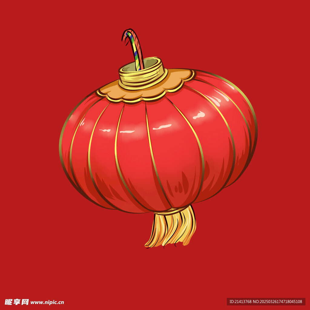 手绘花灯灯笼