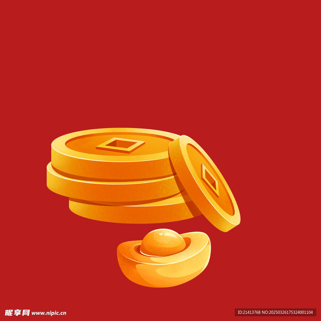 金币钱币素材 