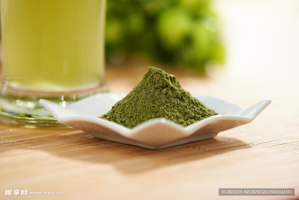 抹茶粉照片