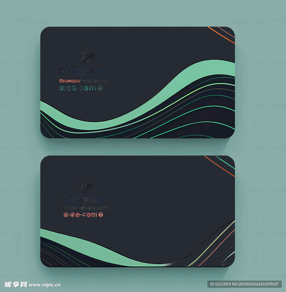 名片背景模板素材