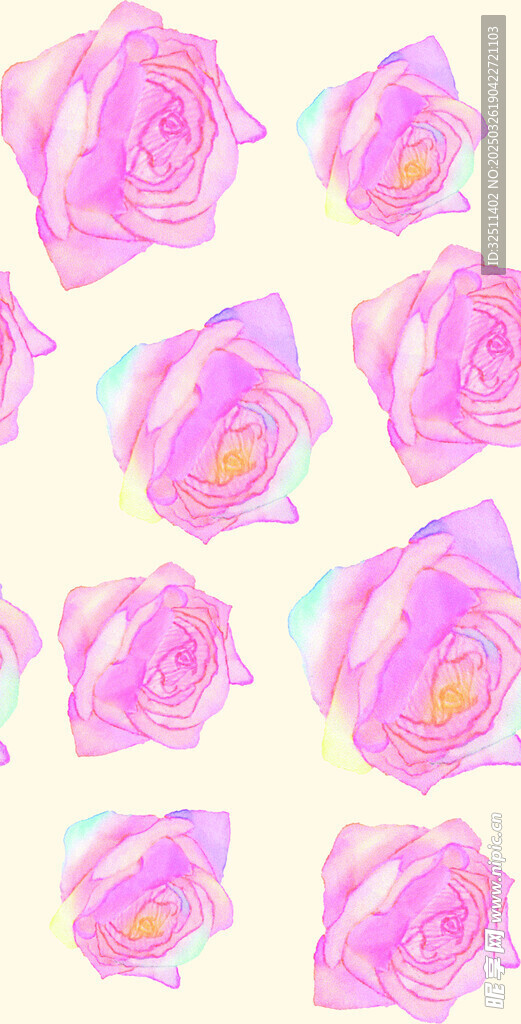 手绘花
