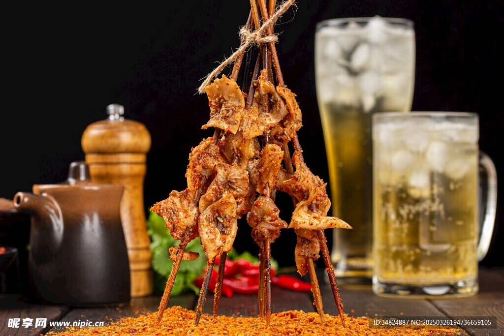 熟筋肉串