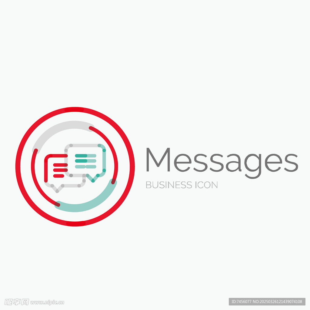 矢量简约渐变公司企业标志模板